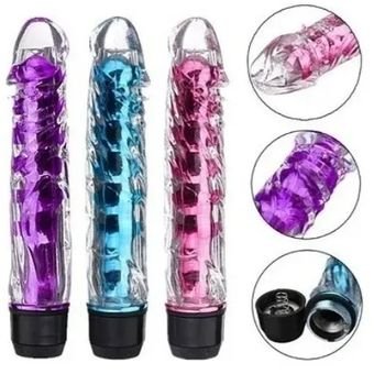 Vibrador multi velocidad silicona medicada