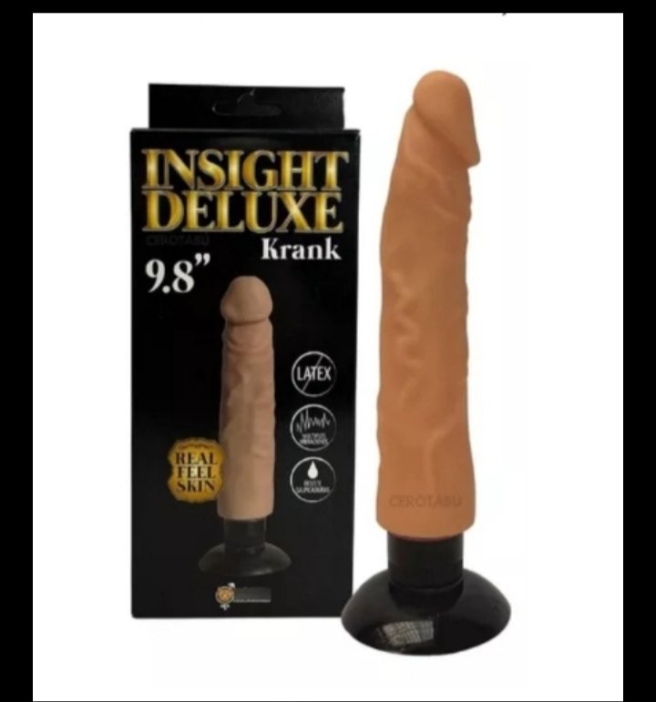 Dildo vibrador con ventosa