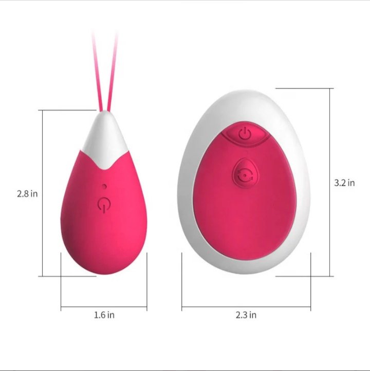 Huevo vibrador larga distancia con control