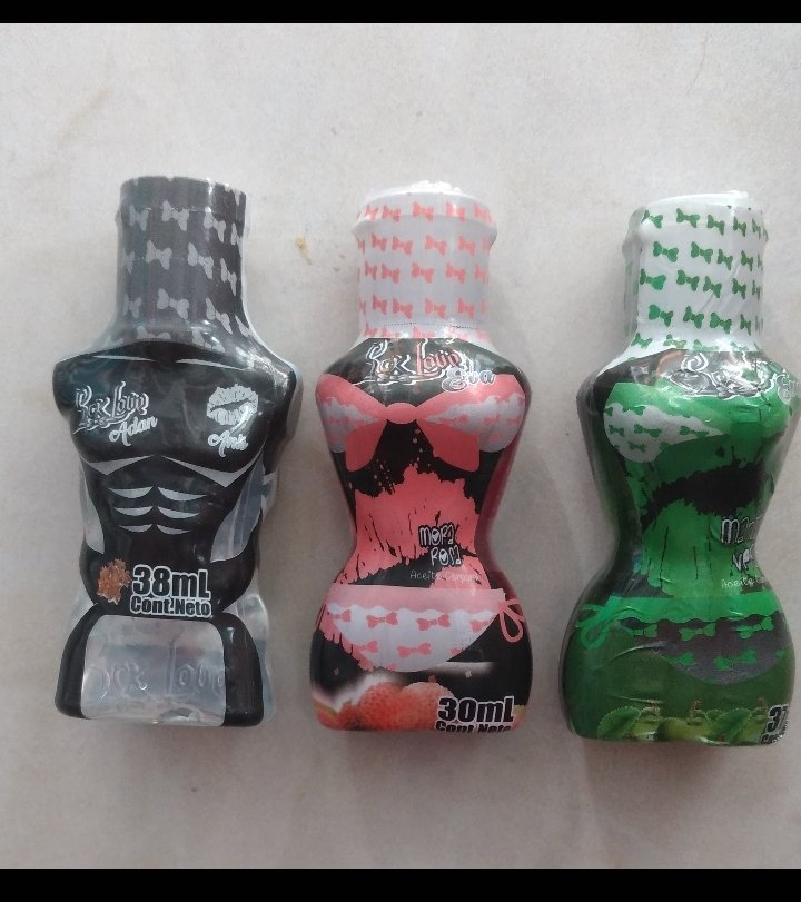 Lubricante comestible de sabores