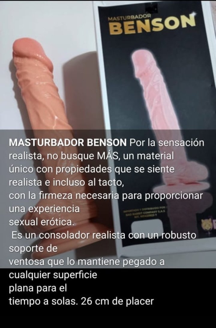 Consolador Benson grande de 28 cm