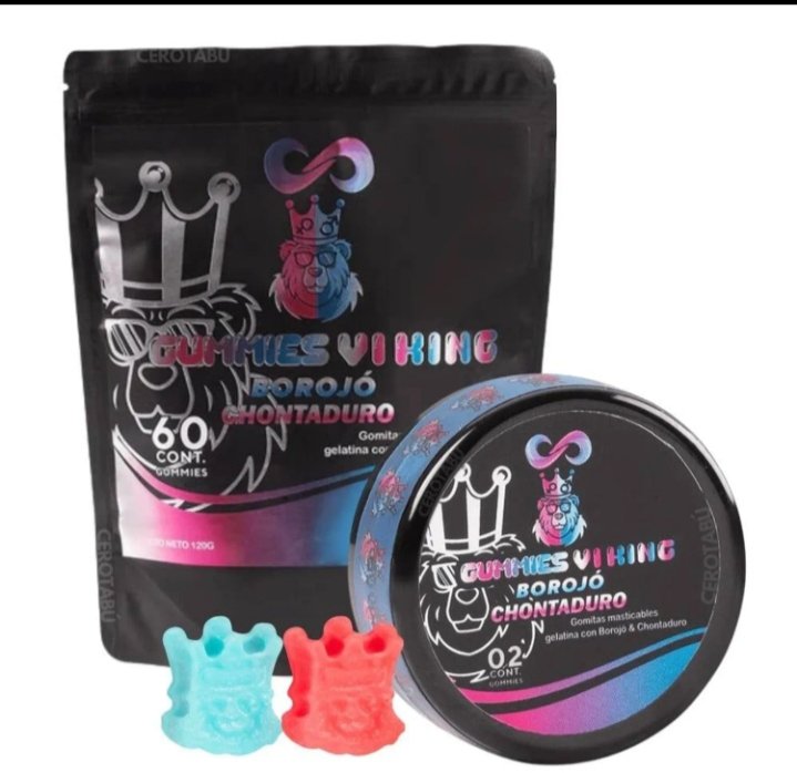 Excitante femenino y masculino en gomita x 2